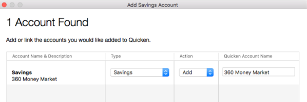Adding Capital One Accounts In Quicken For Mac